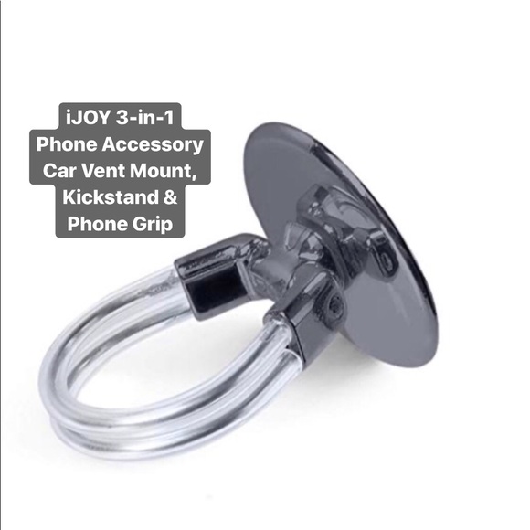 iJOY 3-in-1 Car Vent Mount, Kickstand & Phone Grip - Picture 5 of 8